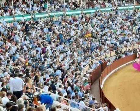 Aspecto de parte de la plaza portuense, este pasado jueves.