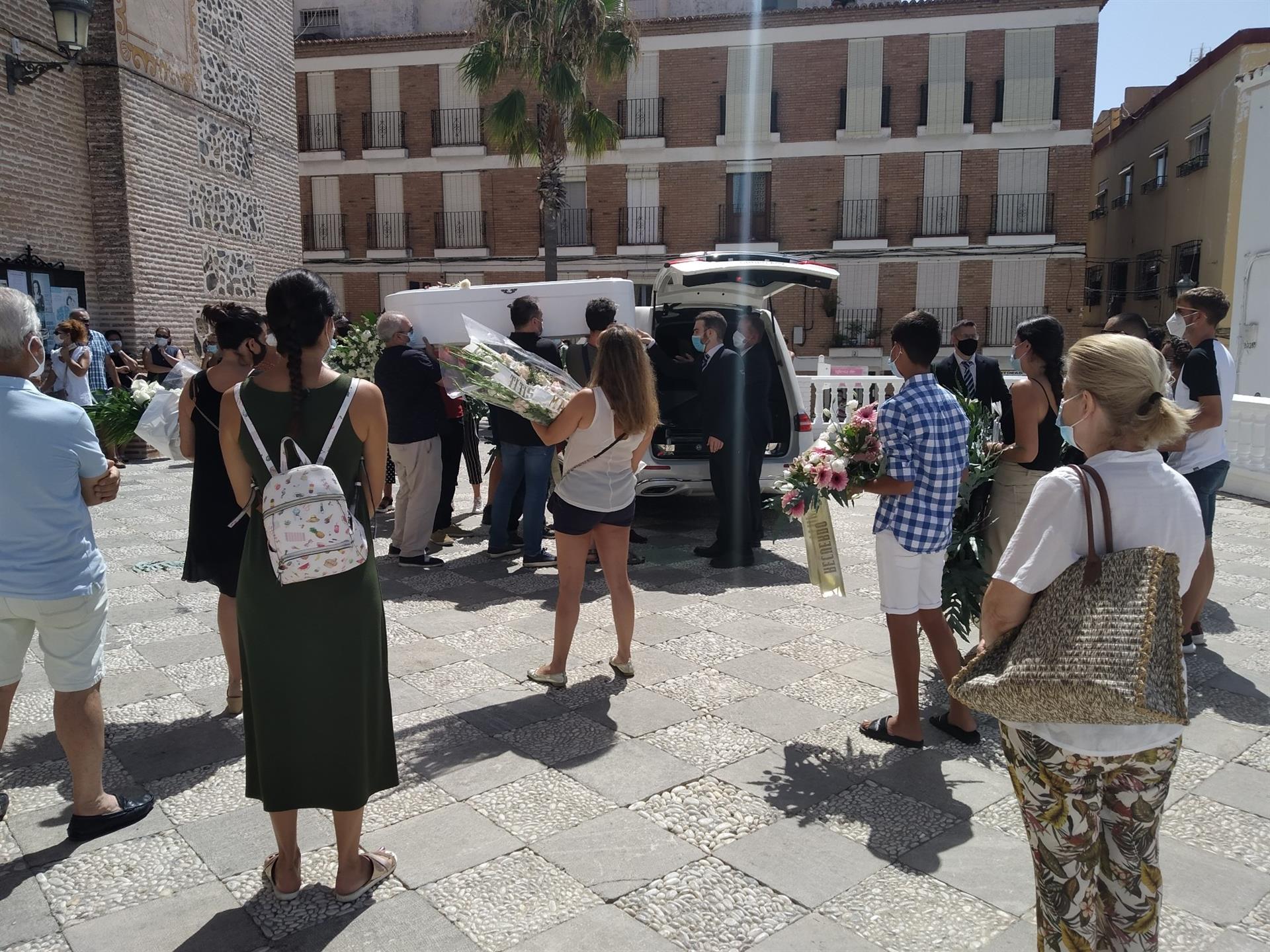 Una imagen del funeral difundida por el Ayuntamiento de Almuñécar.