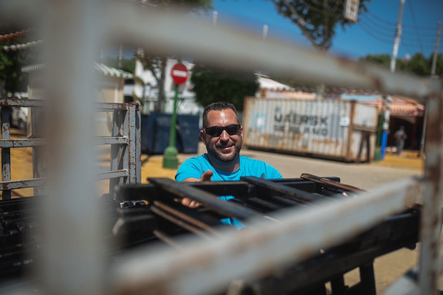 El desmontaje de la Feria de Sevilla, en imágenes.
