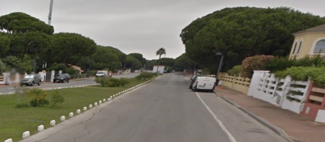 Zona de Roche, en Conil, en una imagen de Google Maps.