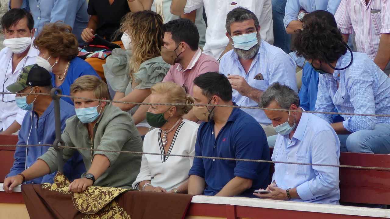 Abascal, en la polémica corrida de toros de El Puerto, en una imagen de Europa Press.