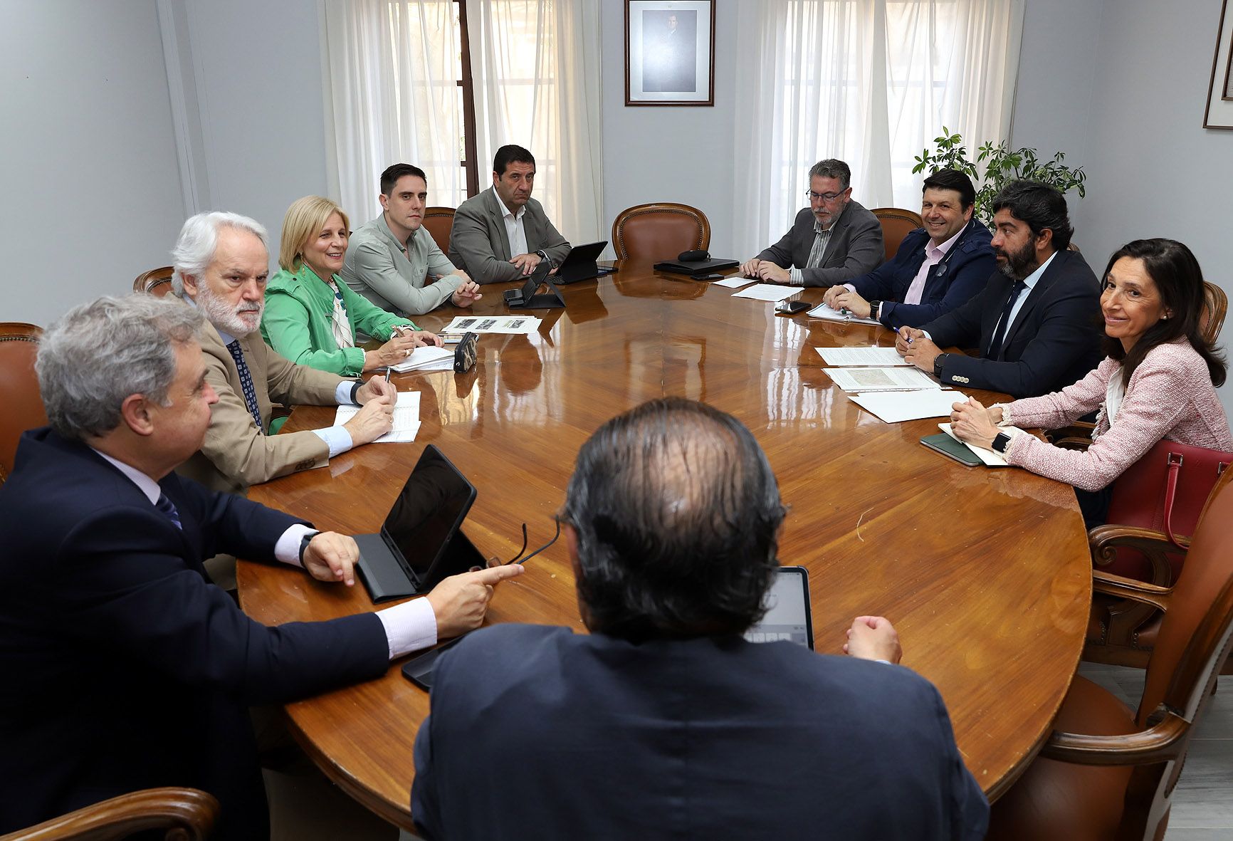 Reunión de coordinación entre Union de Hermandades y Ayuntamiento. 