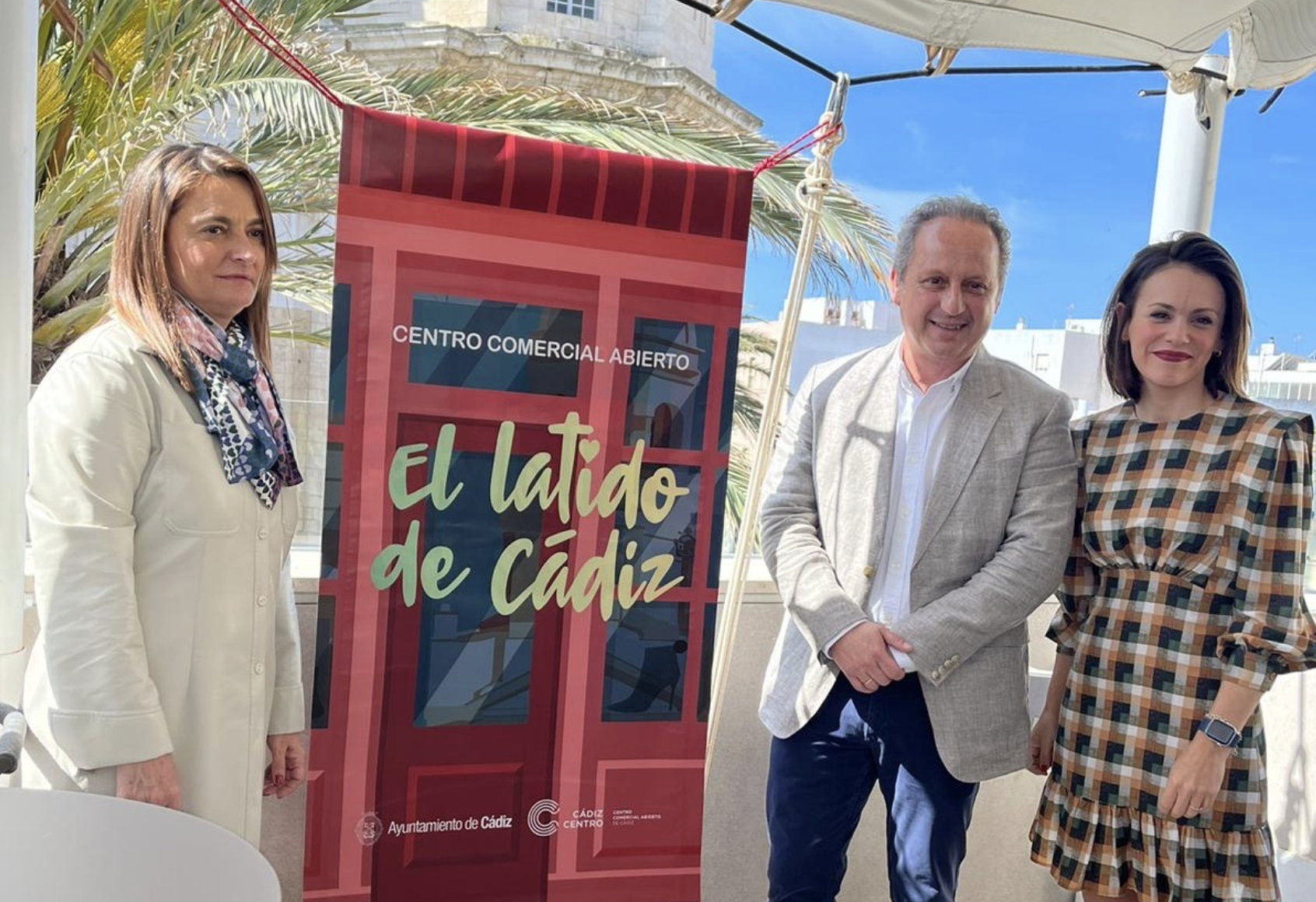 Presentación de una nueva campaña del Centro Comercial Abierto de Cádiz.