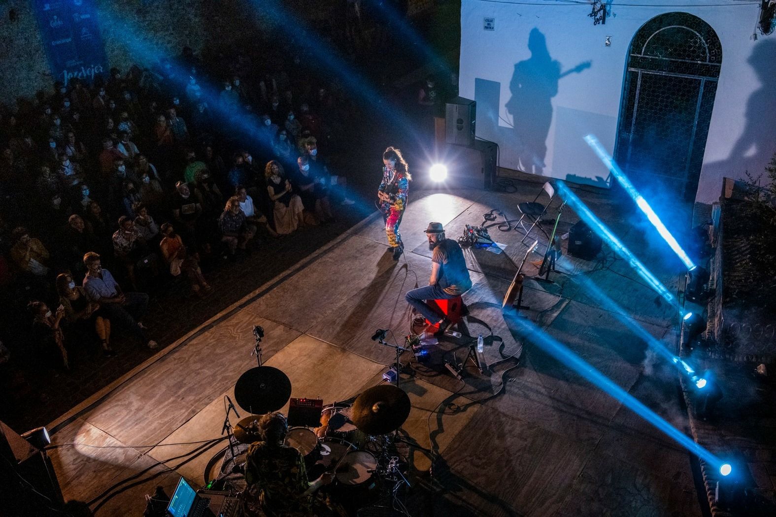 Concierto de jazz en Vejer en una imagen de archivo.