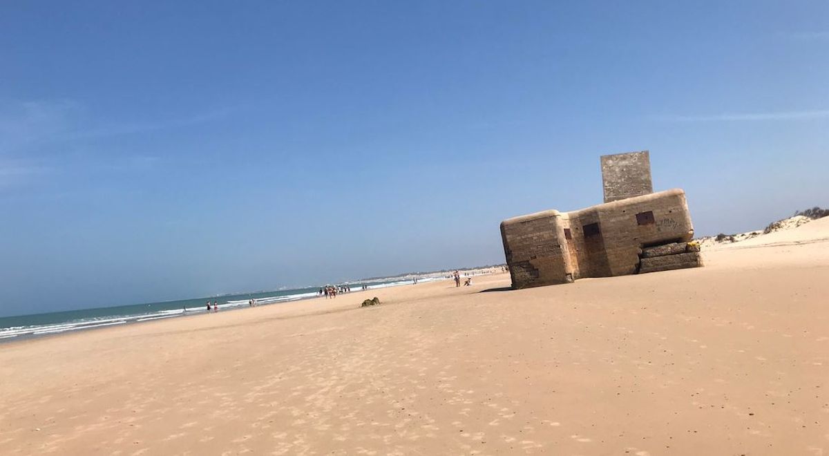 Imagen de la playa de Camposoto en San Fernando.