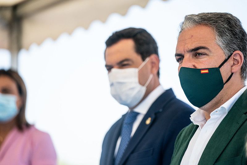 Bendodo y Moreno Bonilla, en un acto reciente. FOTO: JUNTA