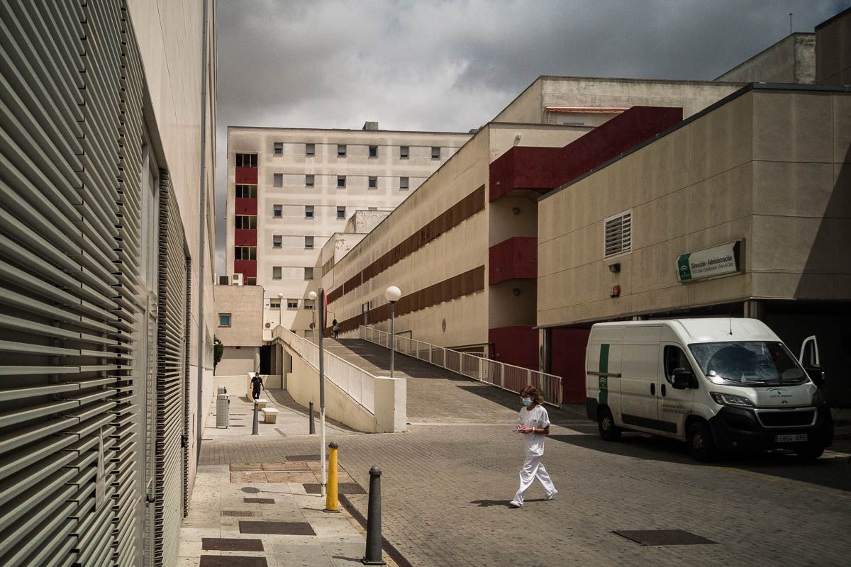 El hospital de Jerez, centro de referencia para el covid en el distrito sanitario.