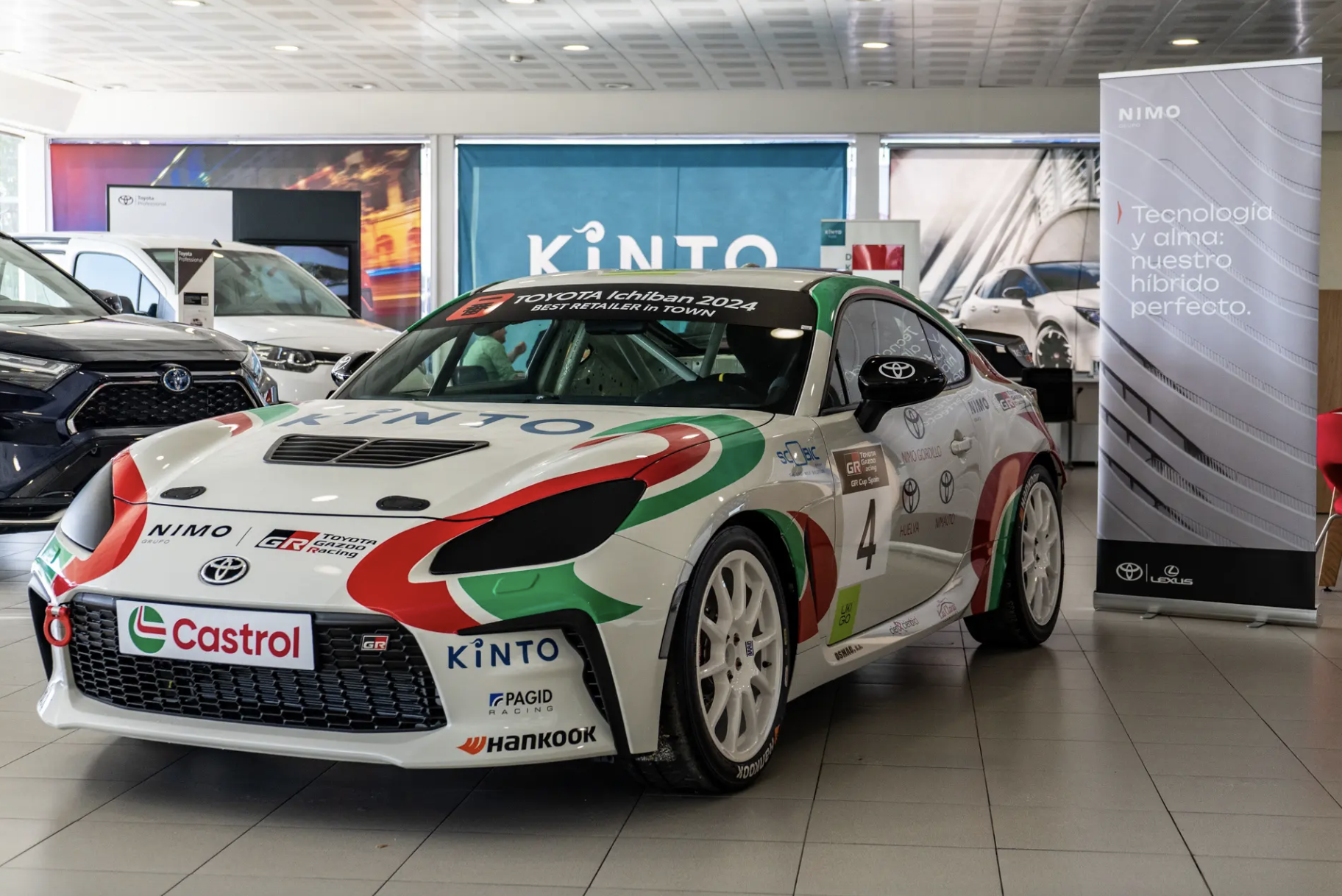 El Toyota GR86 Circuit Pack con el que competirá Nimo GR.