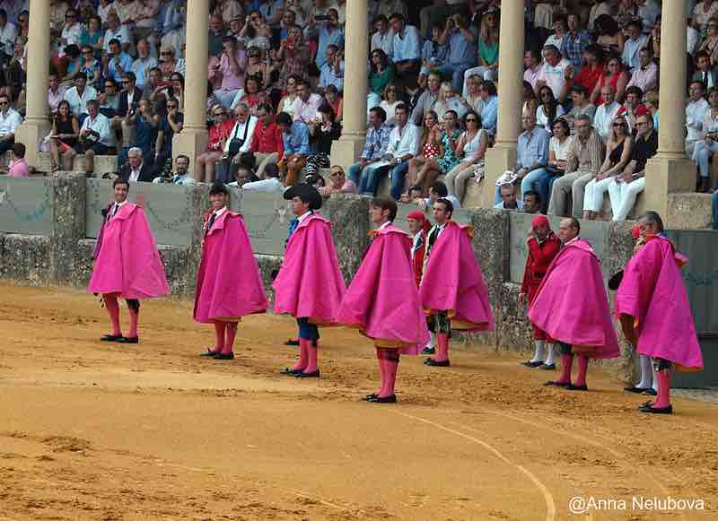 Corrida Goyesca en Ronda, en una imagen retrospectiva. 