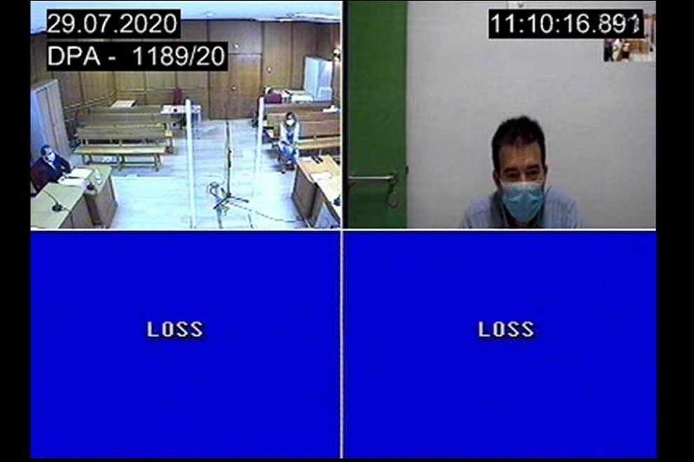 Imagen de la declaración del abogado José Manuel Calvente ante el titular del Juzgado de  Instrucción número 42 de Madrid. IMAGEN: PUBLICO.ES