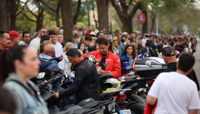 Ambiente motero en Jerez.