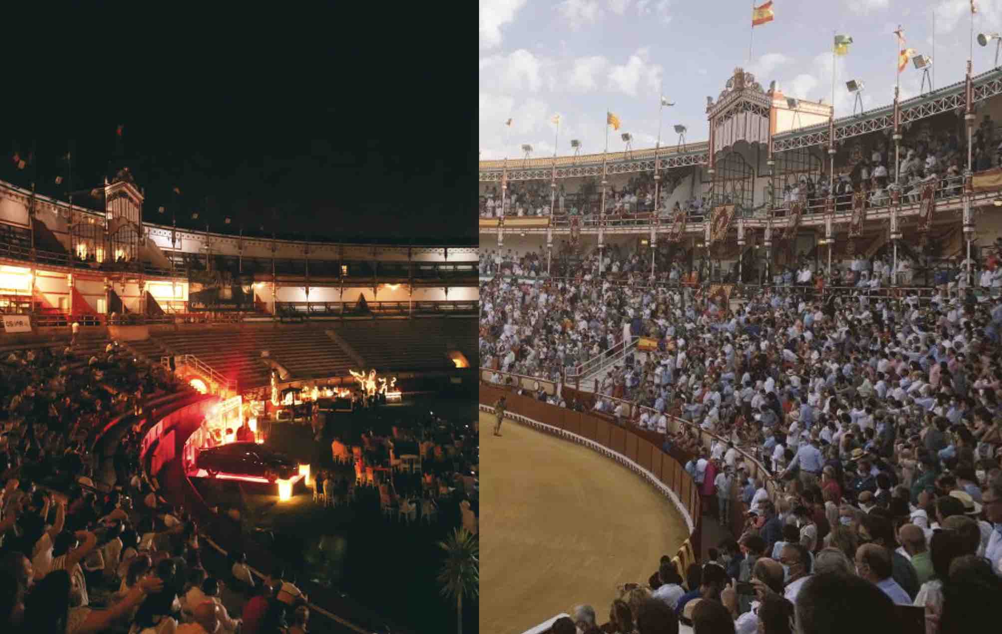 Diferencia entre asistentes a un concierto de esta semana en Cabaret y la corrida de la pasada semana.