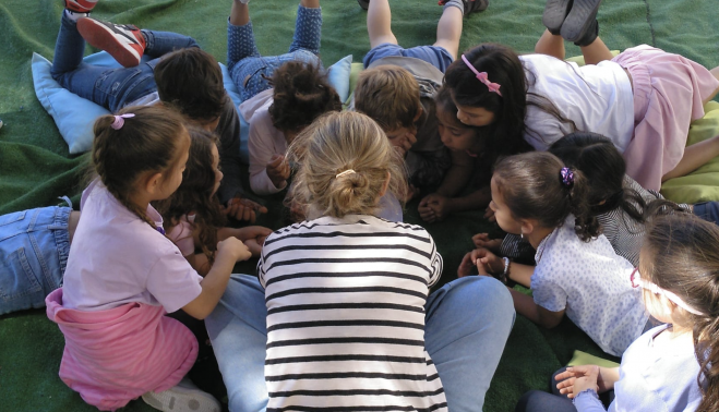 Una de las actividades de la semana cultural del Sagrada Familia.