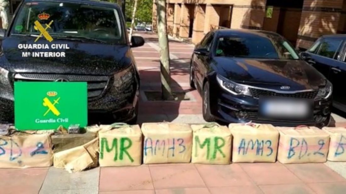 Los vehículos usados para el tráfico. FOTO: GC