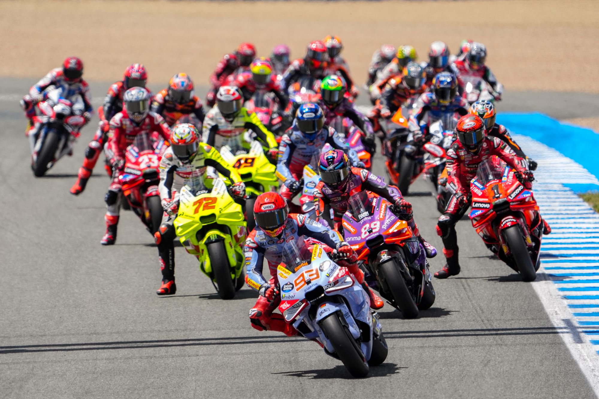 Una imagen de un Gran Premio de España en Jerez.