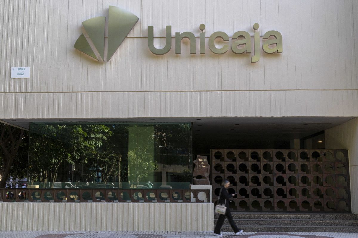 Imagen de la sede de Unicaja, en una imagen de la entidad financiera.