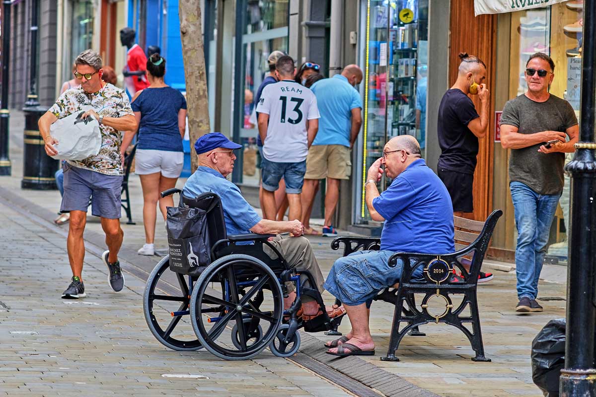 Una calle de Gibraltar en una imagen de archivo.