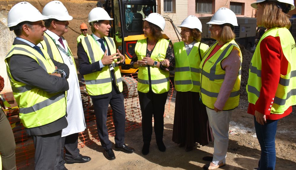 Visita a las obras de la Planta Zero.