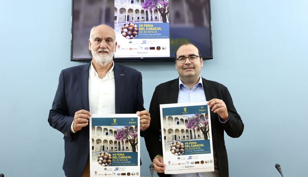 Javier Vidal y Hugo Palomares durante la presentación de la feria.