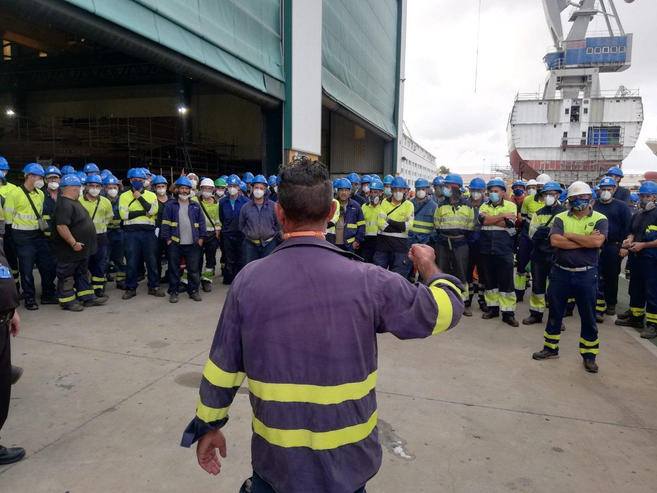 Aprueban el apoyo a las reivindicaciones de los trabajadores del metal. FOTO: CEDIDA