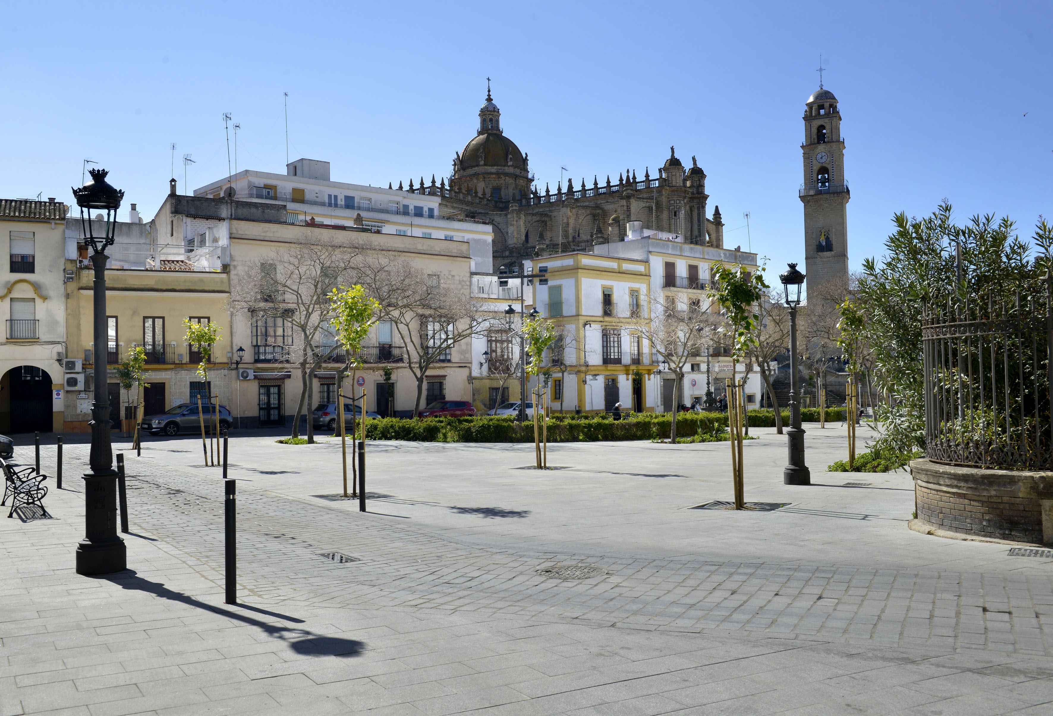 Plaza del Arroyo, tras la reforma, en una imagen reciente.
