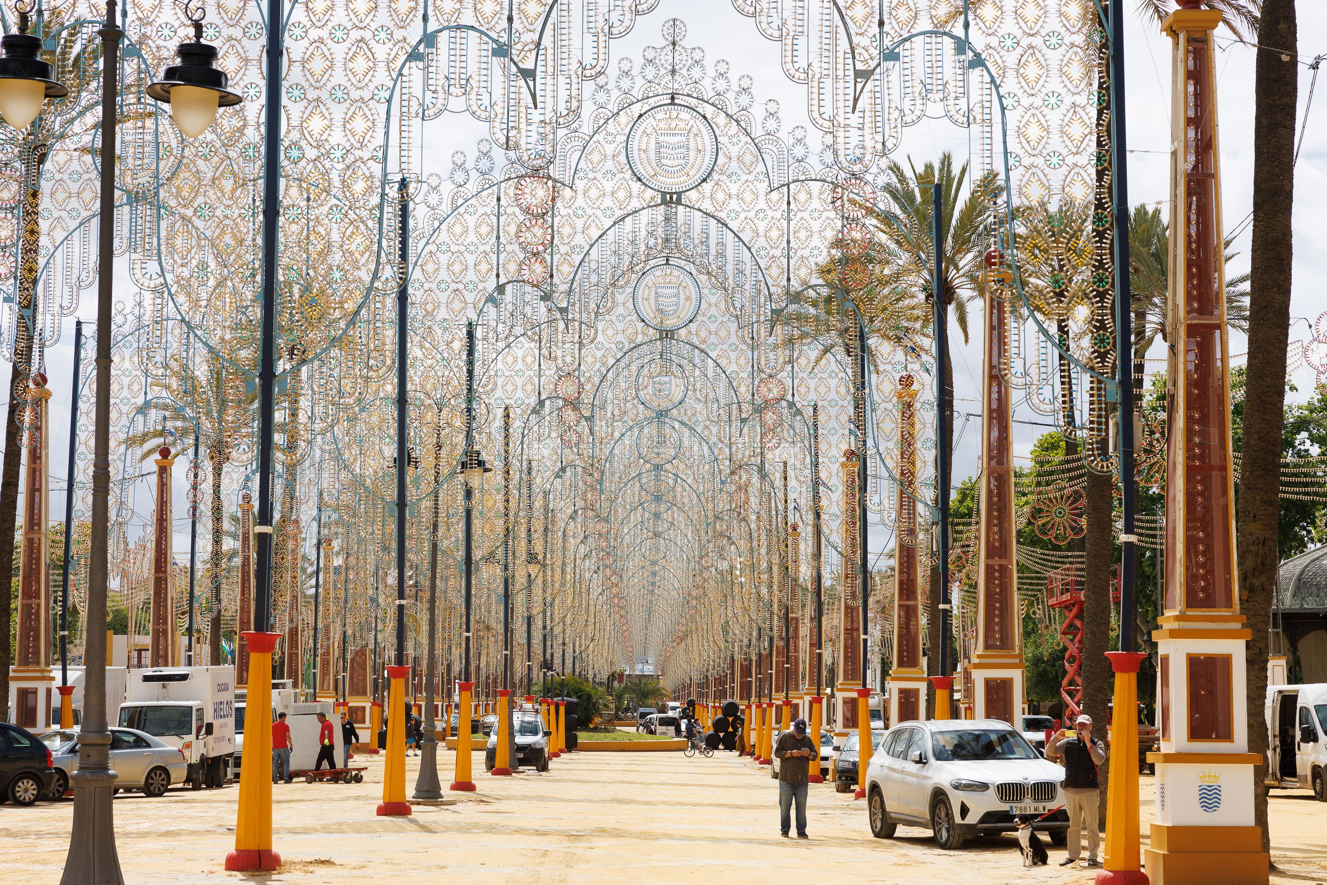  Recta final para el montaje de la Feria del Caballo 2024