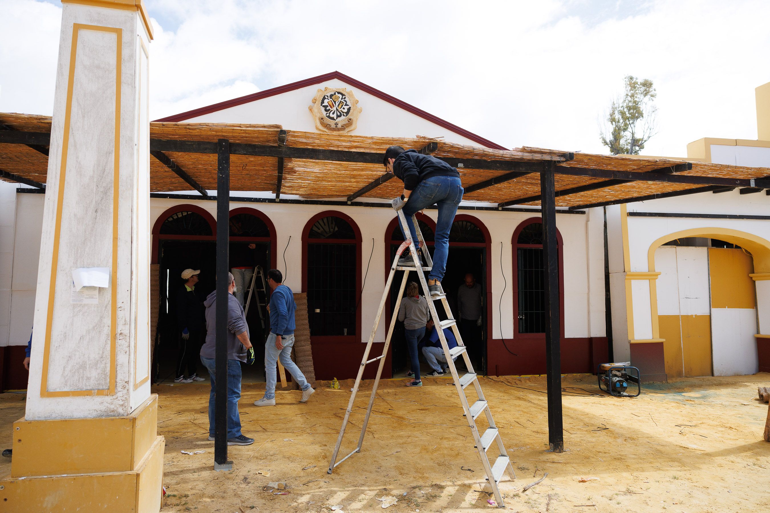  Recta final para el montaje de la Feria del Caballo 2024