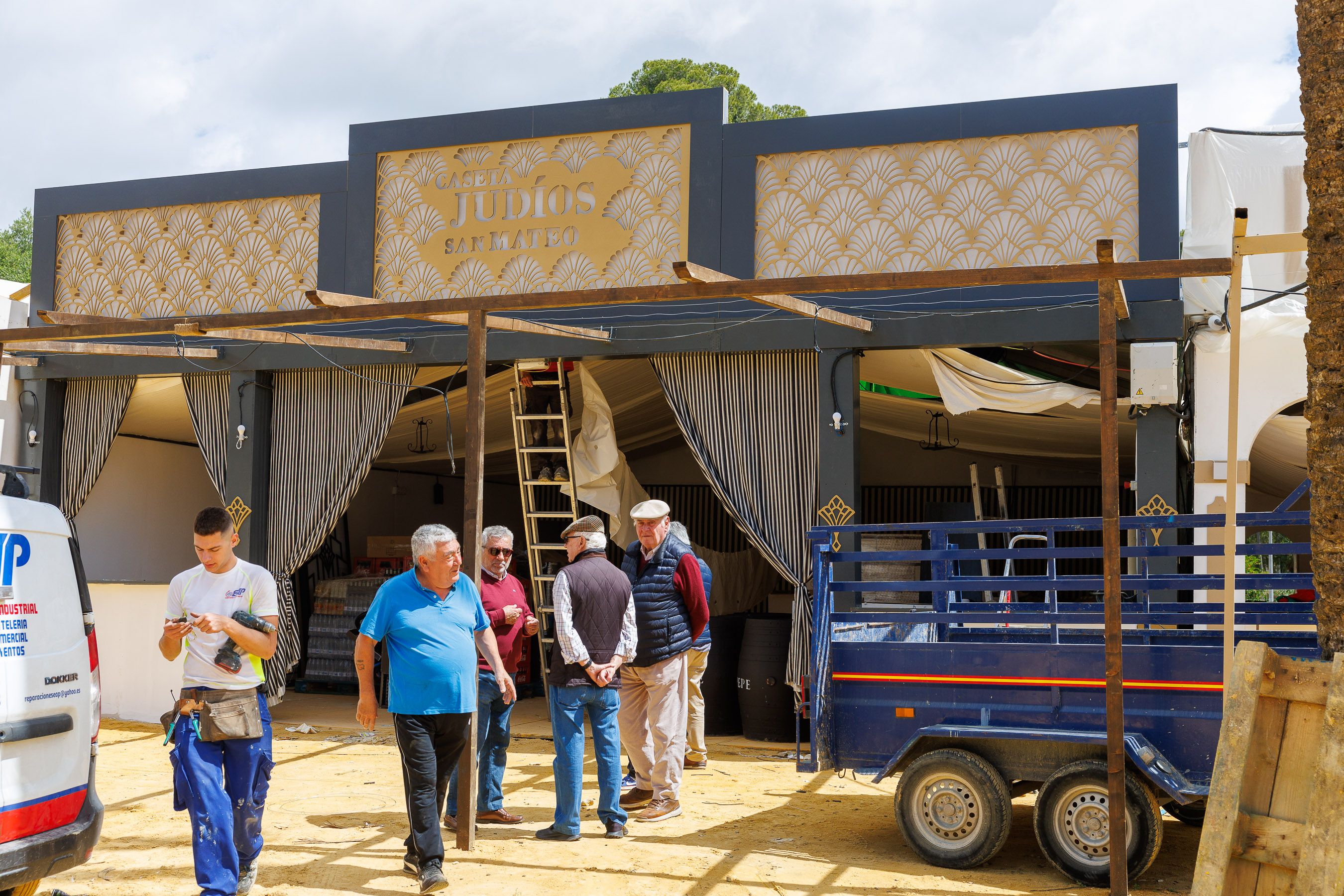  Recta final para el montaje de la Feria del Caballo 2024