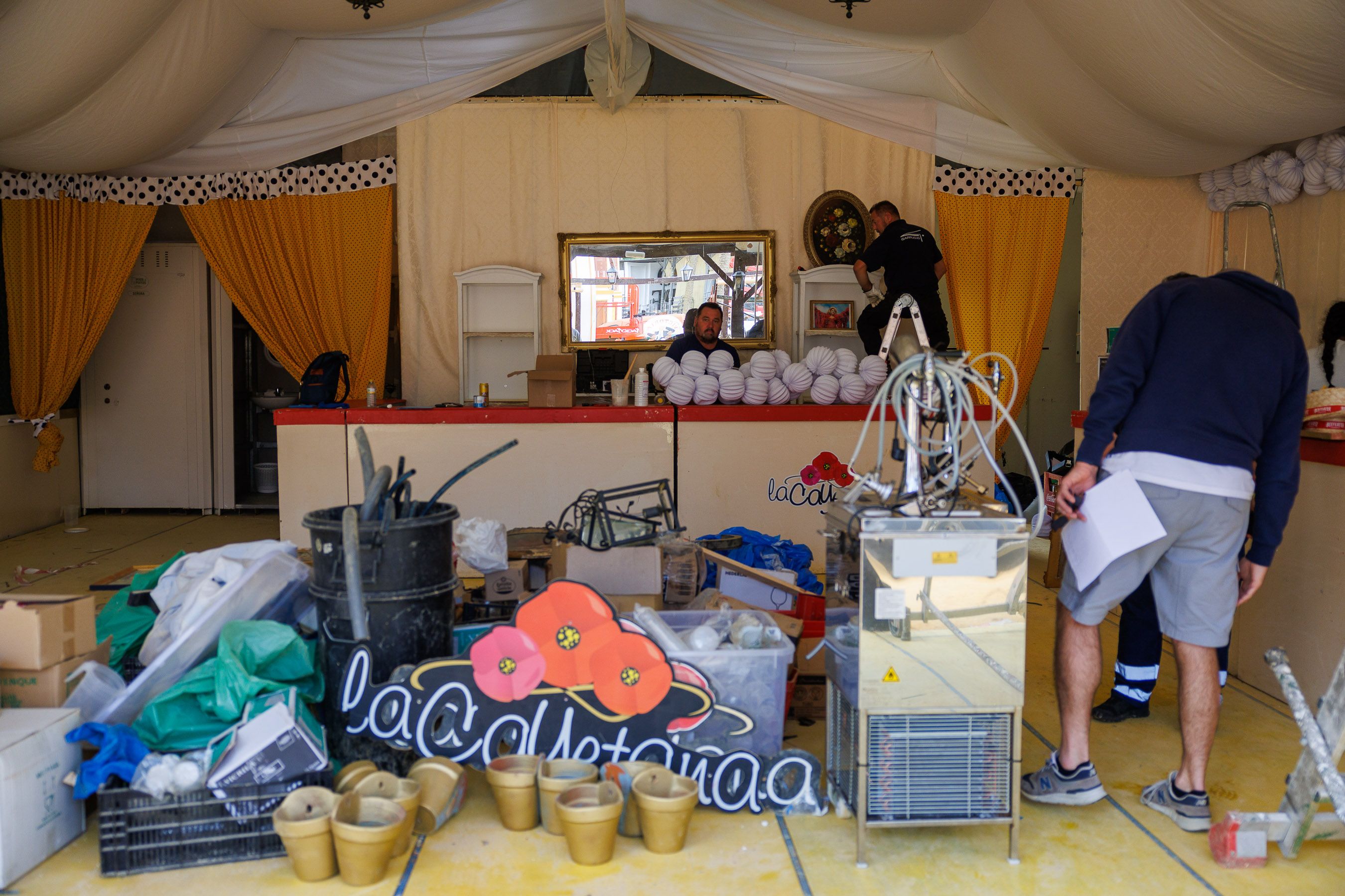  Recta final para el montaje de la Feria del Caballo 2024