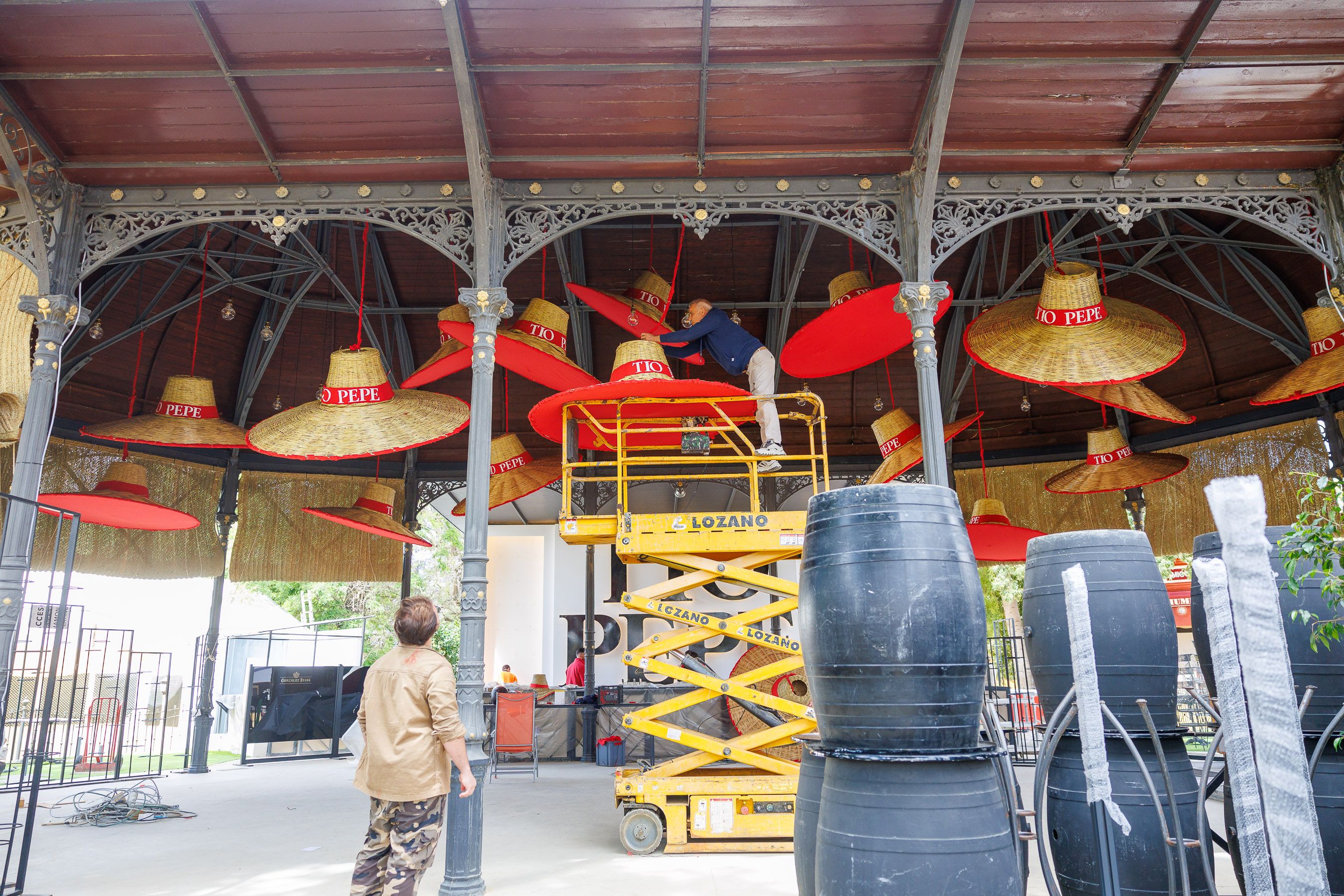  Recta final para el montaje de la Feria del Caballo 2024