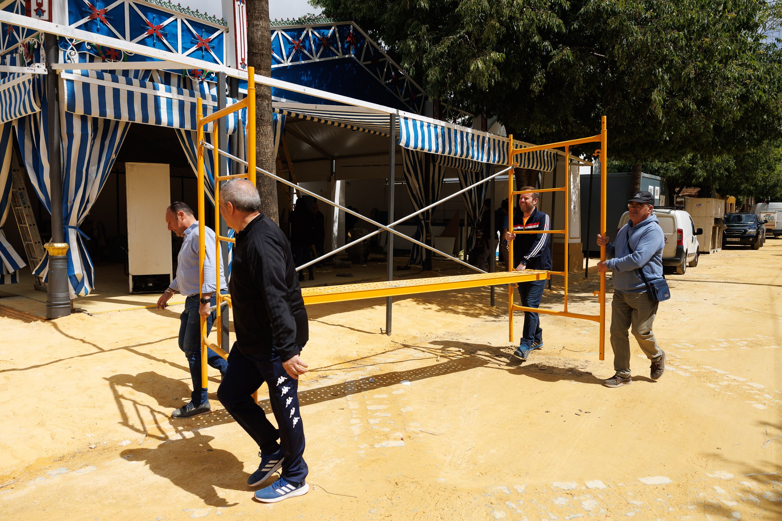  Recta final para el montaje de la Feria del Caballo 2024