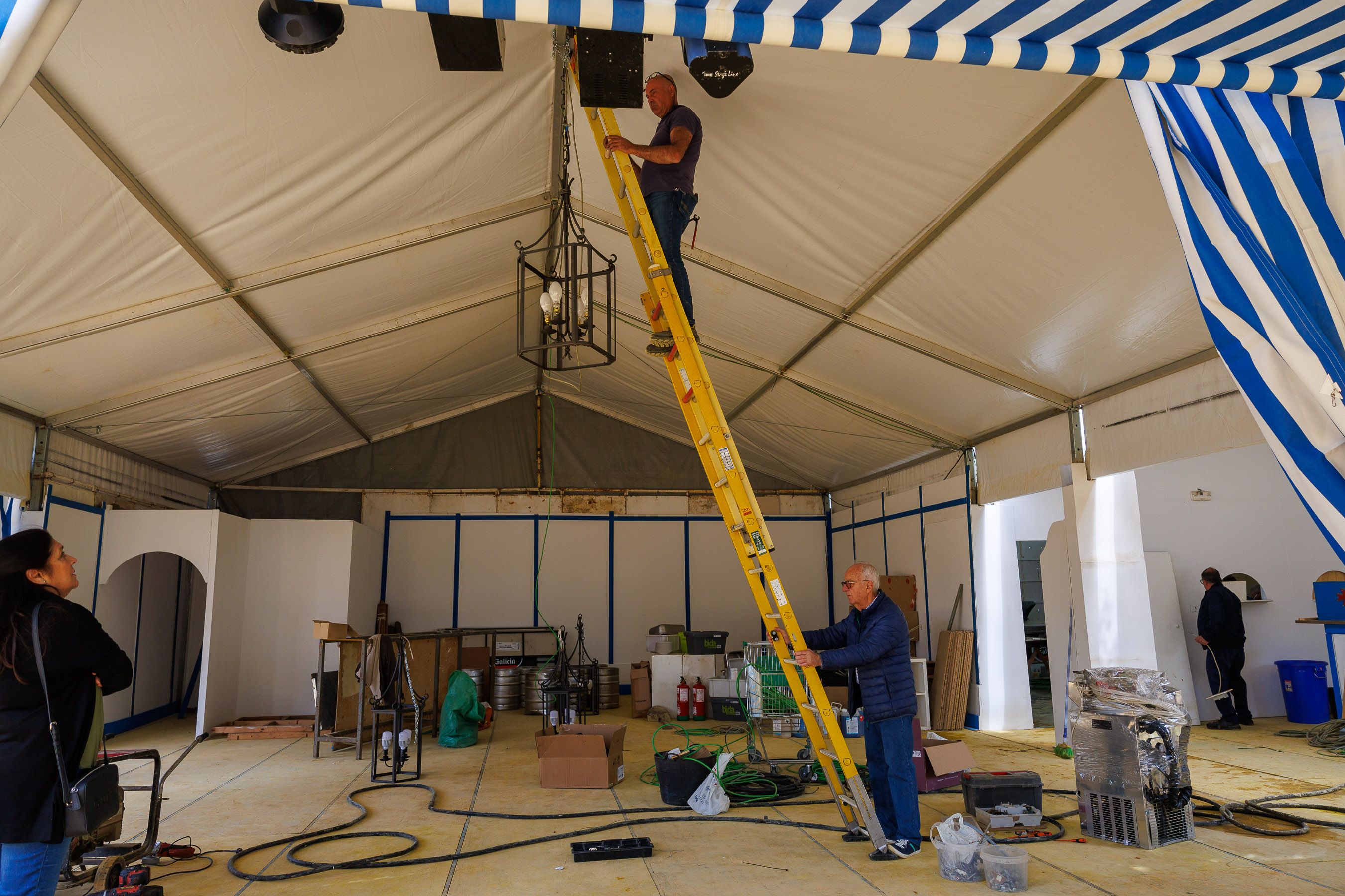  Recta final para el montaje de la Feria del Caballo 2024