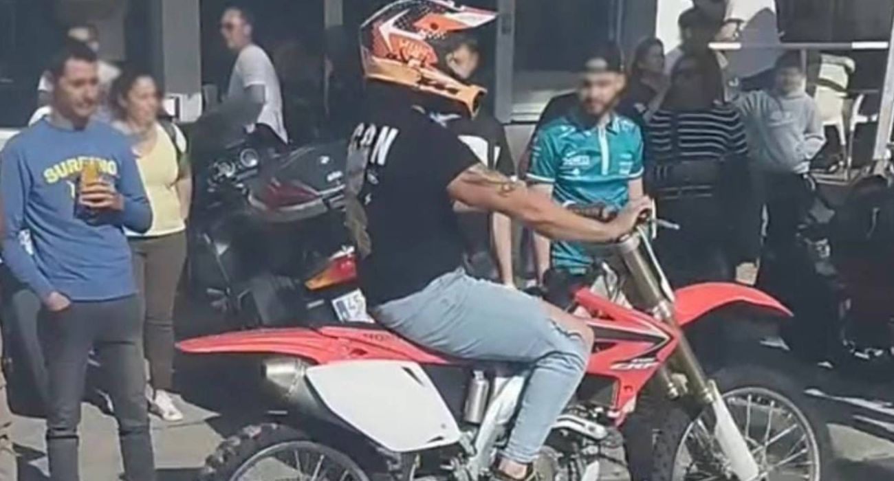 El motorista que arrolló el fin de semana a un guardia civil en Chipiona. El motorista que arrolló el fin de semana a un guardia civil en Chipiona.