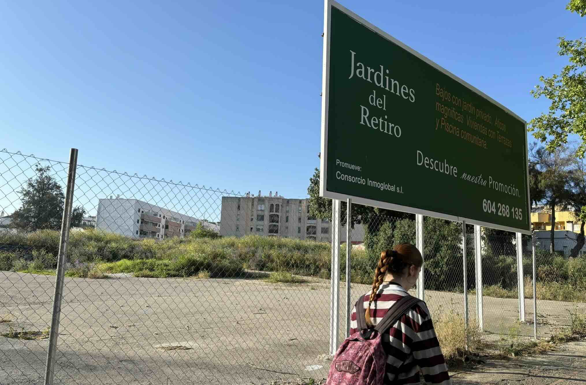 Zona de Valdepajuelas, en Jerez, donde una familia histórica del negocio del ladrillo retomará la promoción de viviendas década y media después.