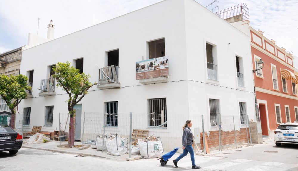 Uno de los inmuebles recuperado de la calle Larga.