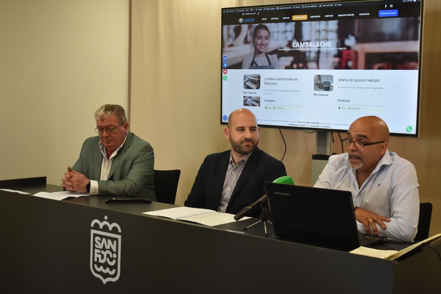 Creada una bolsa de empleo y un cambalache para hosteleros y comerciantes de San Fernando. Presentación de las nuevas iniciativas.