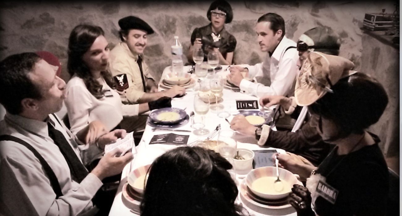 Imagen de archivo de una 'cena con asesinato'.