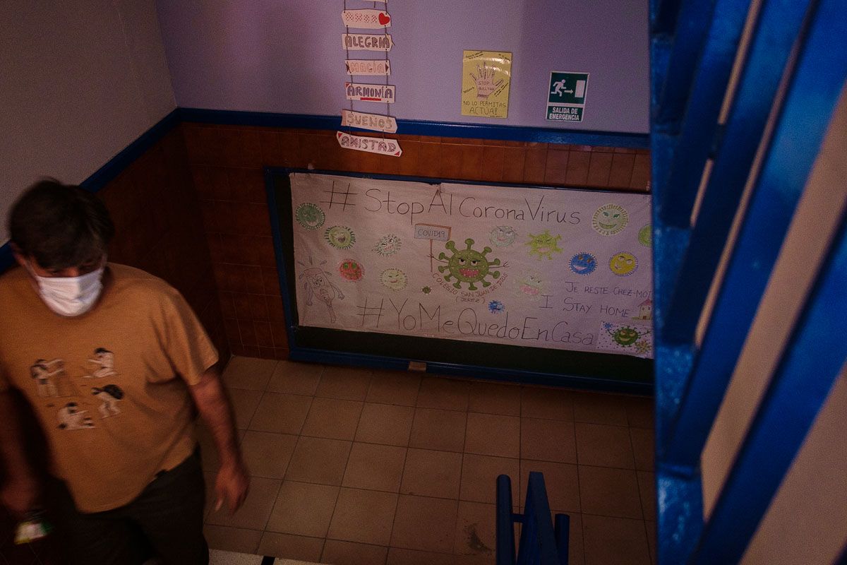 Interior del CEIP San Juan de Dios. FOTO: MANU GARCÍA