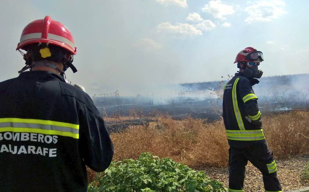 Bomberos del Aljarafe, en una intervención reciente.