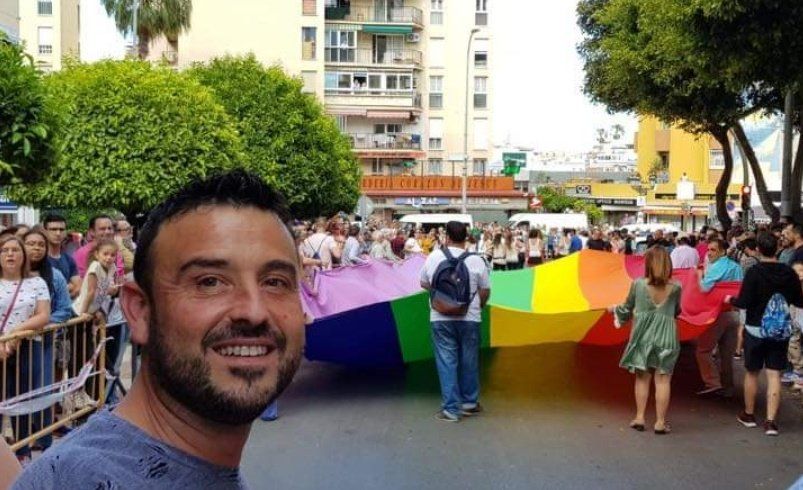 Fran López, activista del movimiento LGTBI andaluz.