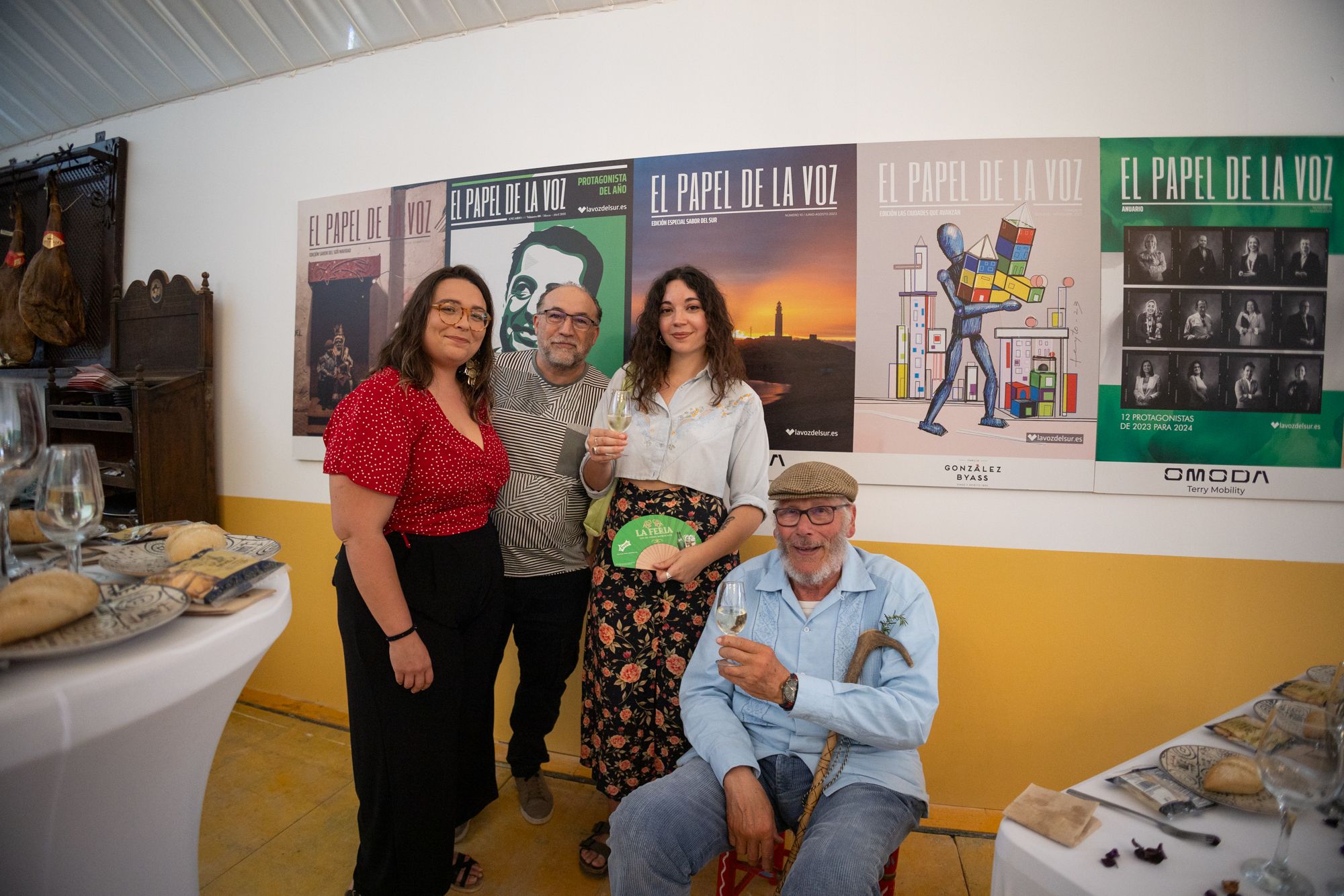 Inauguración de la caseta de lavozdelsur.es en la Feria del Caballo 2024