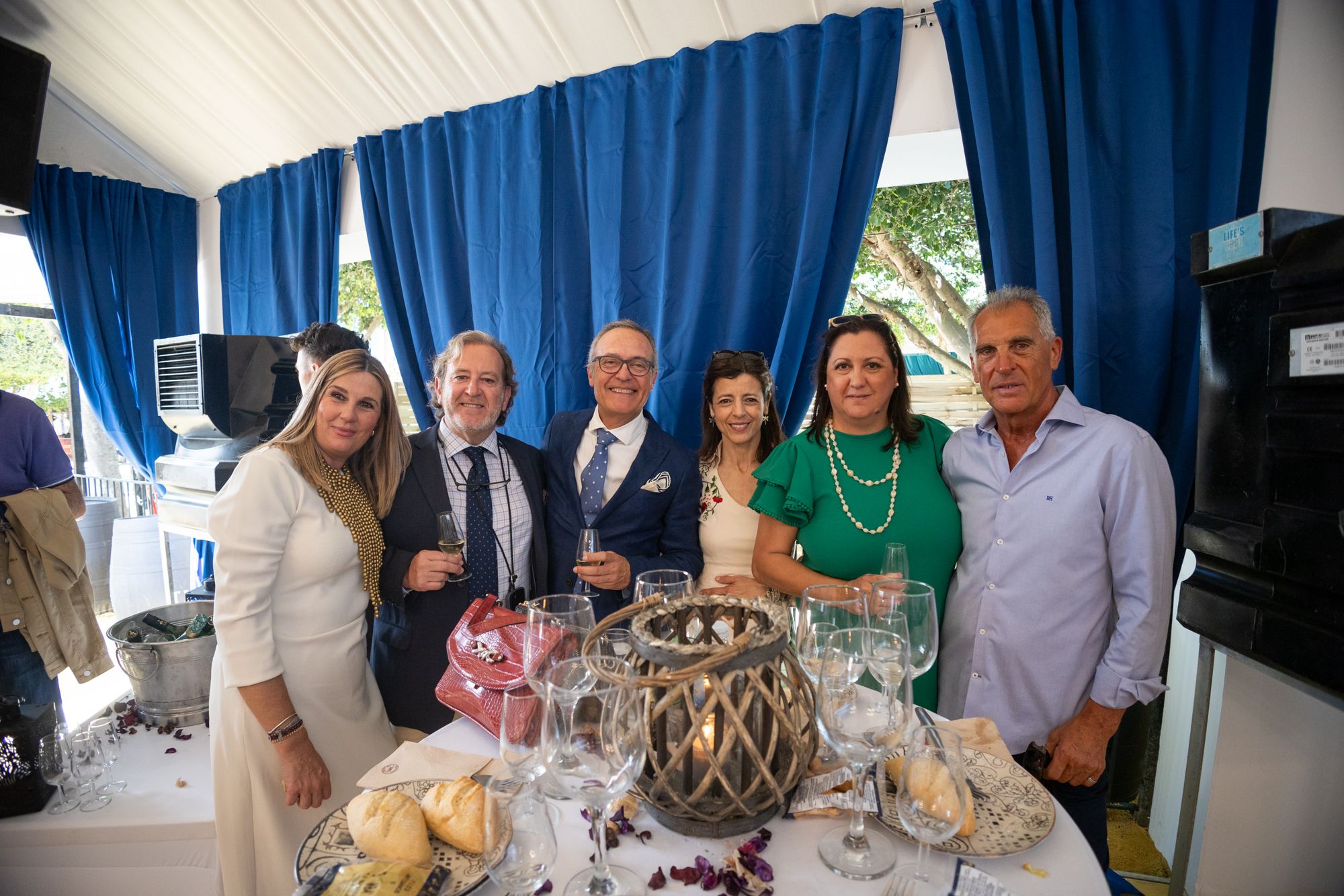 Inauguración de la caseta de lavozdelsur.es en la Feria del Caballo 2024