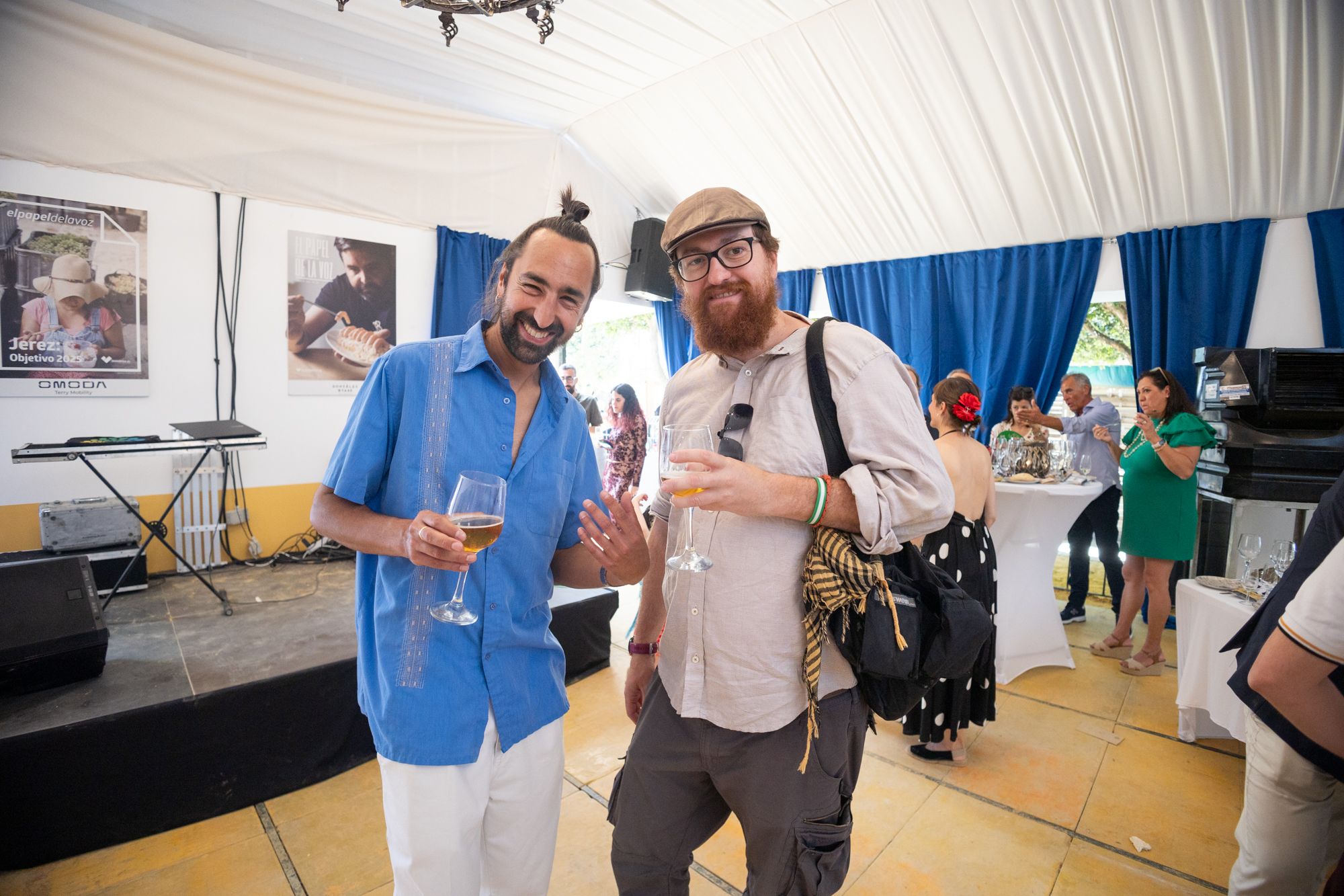 Inauguración de la caseta de lavozdelsur.es en la Feria del Caballo 2024