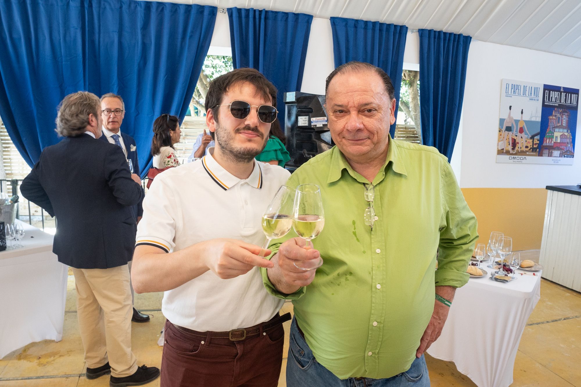 Inauguración de la caseta de lavozdelsur.es en la Feria del Caballo 2024