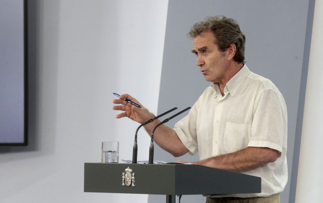Fernando Simón, en una rueda de prensa. FOTO: Flickr PSOE