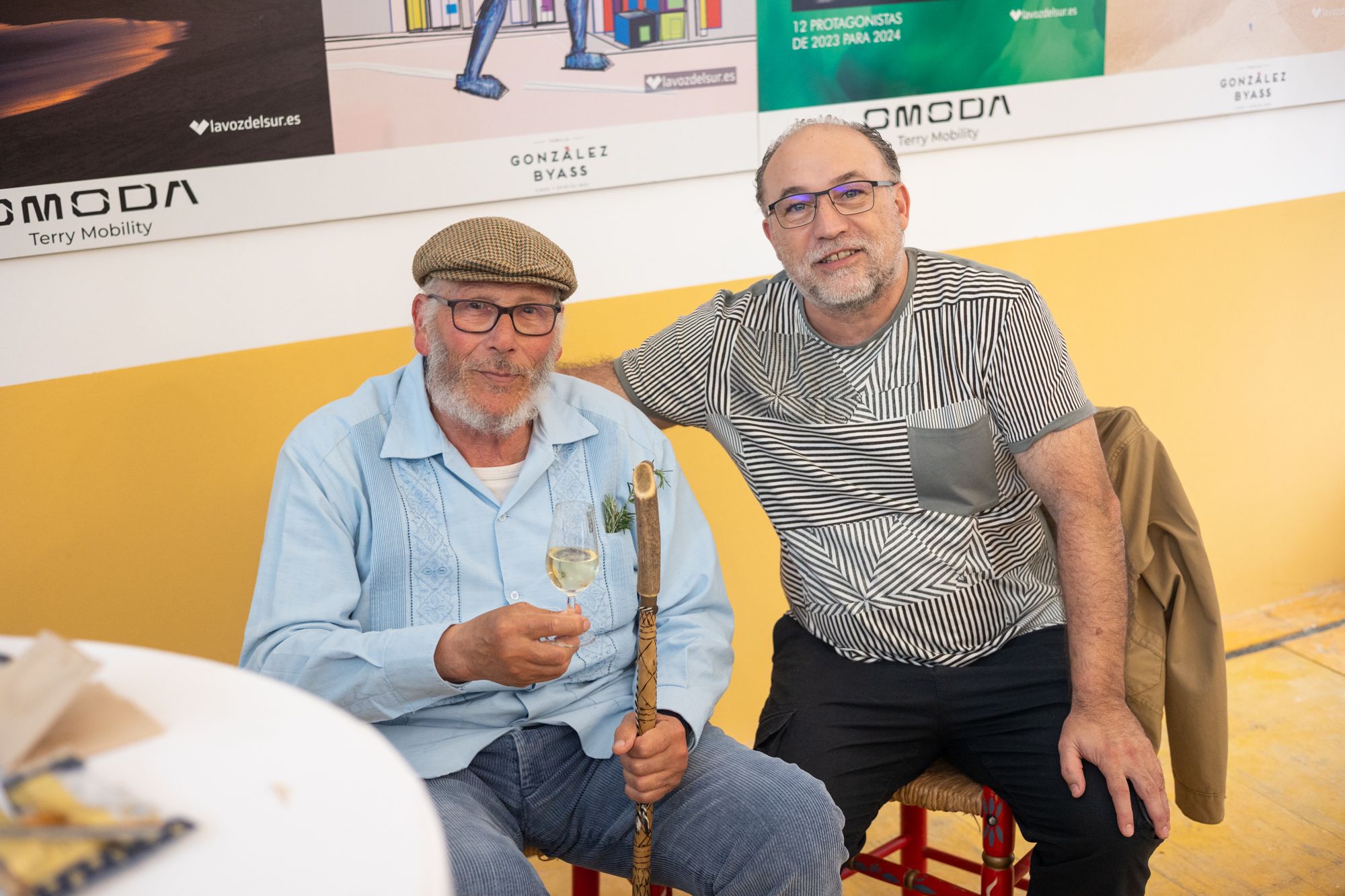 Inauguración de la caseta de lavozdelsur.es en la Feria del Caballo 2024