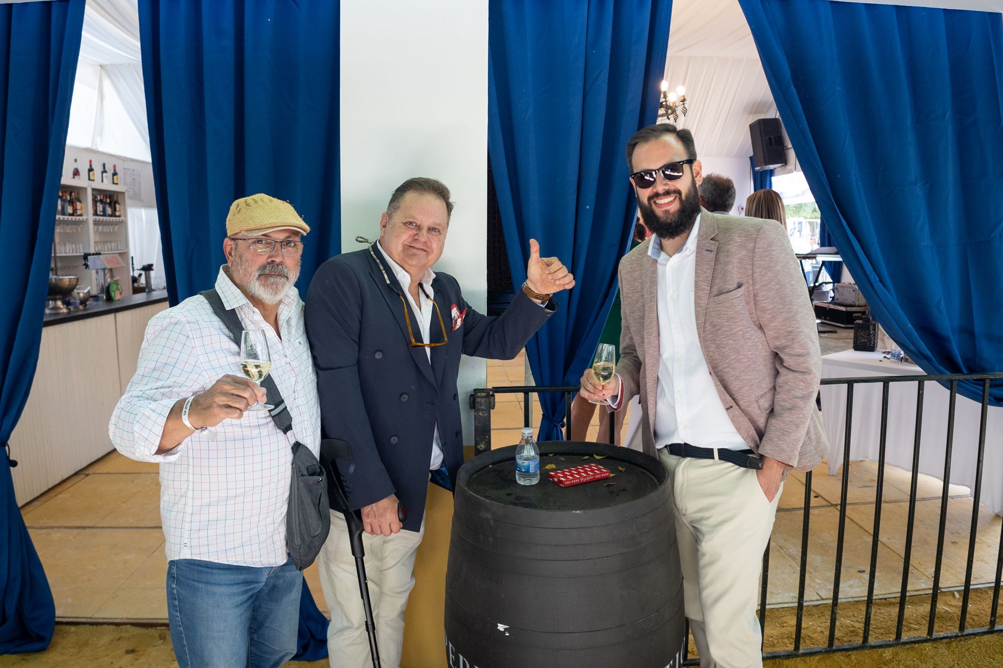 Inauguración de la caseta de lavozdelsur.es en la Feria del Caballo 2024