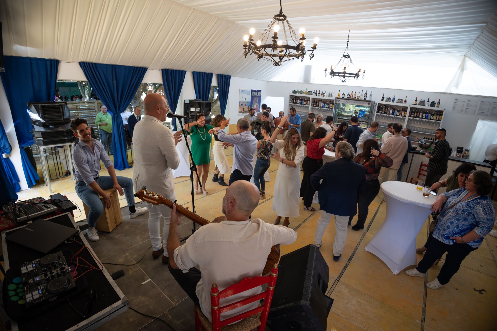 Inauguración de la caseta de lavozdelsur.es en la Feria del Caballo 2024