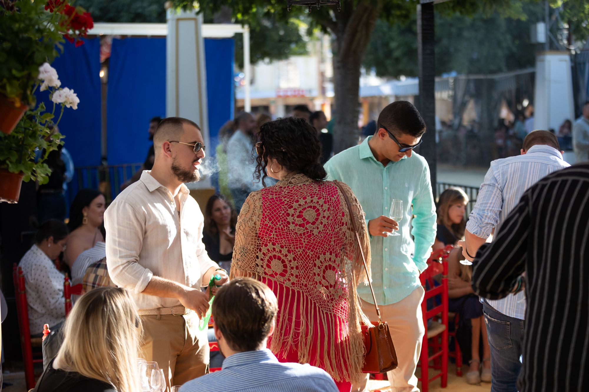 Inauguración de la caseta de lavozdelsur.es en la Feria del Caballo 2024