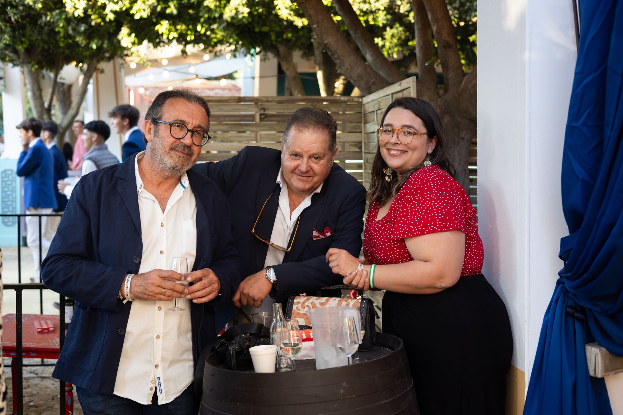 Inauguración de la caseta de lavozdelsur.es en la Feria del Caballo 2024